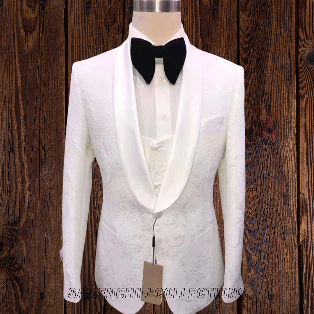 Custom 2025 white tuxedo