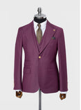 OXFORD BURGUNDY 3-PIECE SUIT