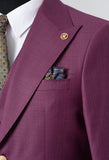 OXFORD BURGUNDY 3-PIECE SUIT