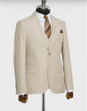 SAMENCHILL CHAMPAGNE 3-PIECE SUIT