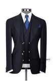 KING DARK BLUE THREE-PIECE SUIT