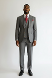 GENTLEMAN'S GRAY THREE PIECE SUIT