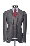 GENTLEMAN'S GRAY THREE PIECE SUIT