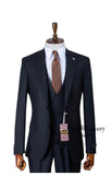 THE PINNACLE DARK GRAY THREE-PIECE SUIT