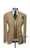 PRESTIGE TAN THREE-PIECE SUIT