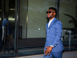 SAFARI BLUE TWO-PIECE SUIT