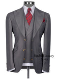 GENTLEMAN'S GRAY THREE PIECE SUIT