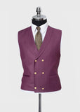 OXFORD BURGUNDY 3-PIECE SUIT