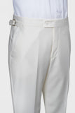 OXFORD ALL WHITE 2-PIECE DOUBLE-BREASTED SUIT-GOLD BUTTONS