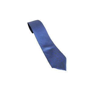 MASTER'S Navy Checkered Tie