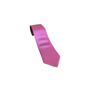 Pink Plaid Men's Tie