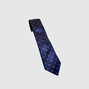 Best-man Navy Blue Designed Tie