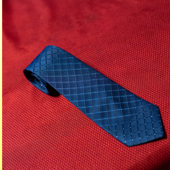 Honest man Blue Pattern Tie